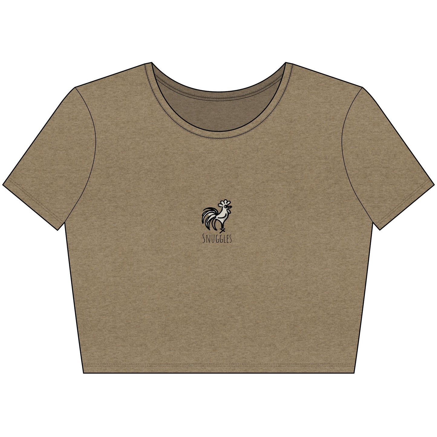 Snuggles Women's Crop Tee