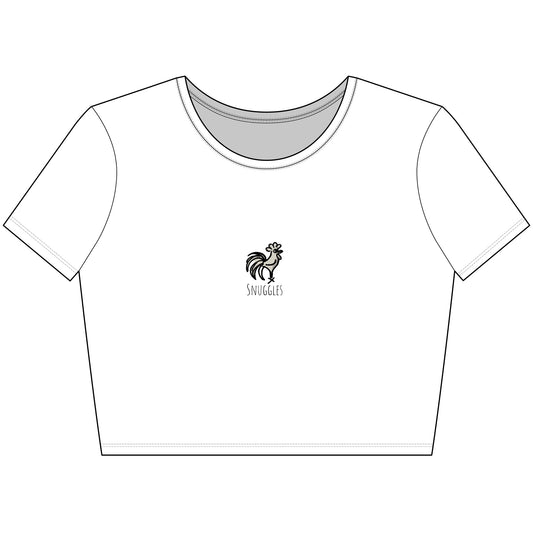Snuggles Women's Crop Tee