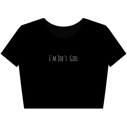 I'm Joe's Girl Trendy Women's Crop Tee