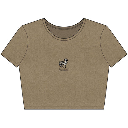 Snuggles Women's Crop Tee
