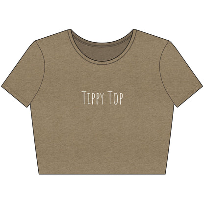 Tippy Top Trendy Women's Crop Tee