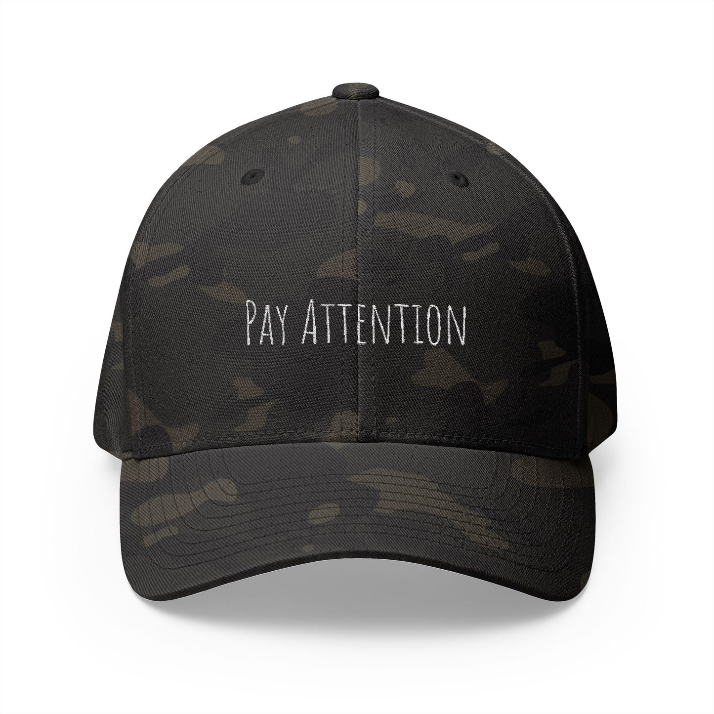 Pay Attention Trendy Closed-Back Structured Hat
