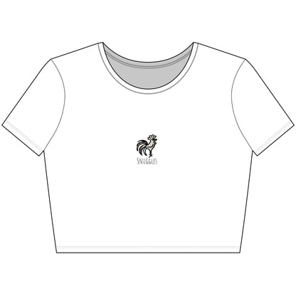 Snuggles Women's Crop Tee